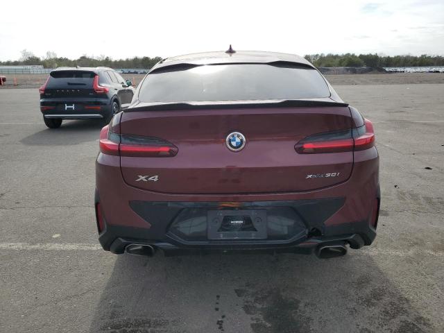 5UX33DT05P9P13360 - 2023 BMW X4 XDRIVE30I BURGUNDY photo 6