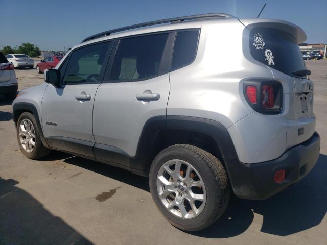 ZACCJABB3HPG42023 - 2017 JEEP RENEGADE LATITUDE SILVER photo 2