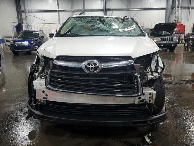 5TDJKRFH0GS297701 - 2016 TOYOTA HIGHLANDER XLE WHITE photo 5