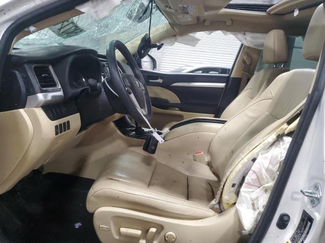 5TDJKRFH0GS297701 - 2016 TOYOTA HIGHLANDER XLE WHITE photo 7
