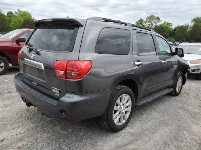 5TDDW5G18FS118749 - 2015 TOYOTA SEQUOIA PLATINUM GRAY photo 3