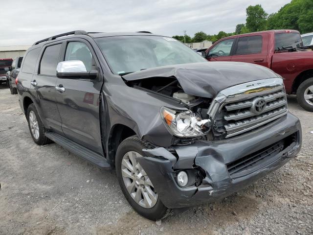 5TDDW5G18FS118749 - 2015 TOYOTA SEQUOIA PLATINUM GRAY photo 4