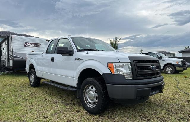 1FTEX1EM6EKG33505 - 2014 FORD F150 SUPER CAB WHITE photo 1