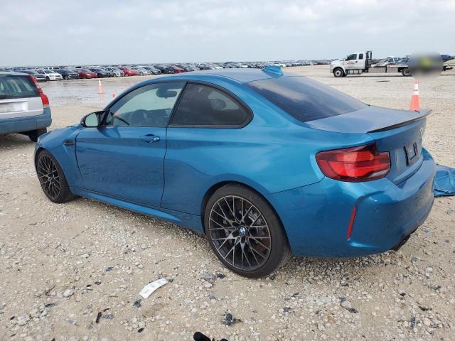 WBS2U7C05M7H42453 - 2021 BMW M2 COMPETITION ლურჯი ფოტო 2