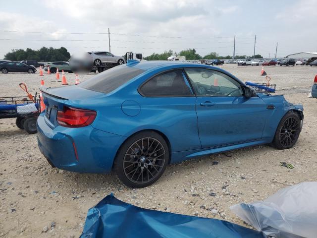 WBS2U7C05M7H42453 - 2021 BMW M2 COMPETITION ლურჯი ფოტო 3