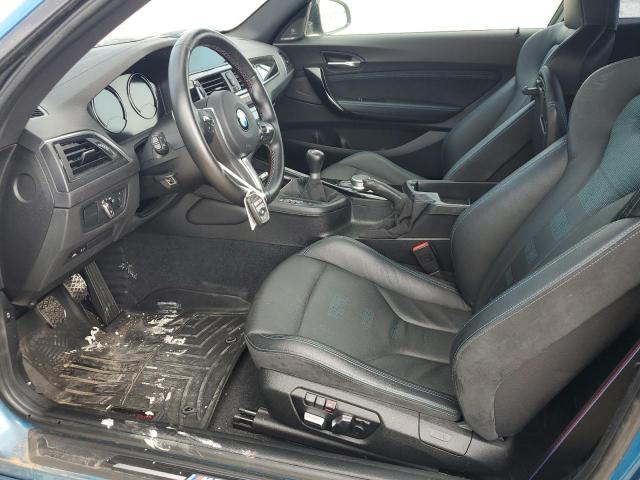 WBS2U7C05M7H42453 - 2021 BMW M2 COMPETITION ლურჯი ფოტო 7