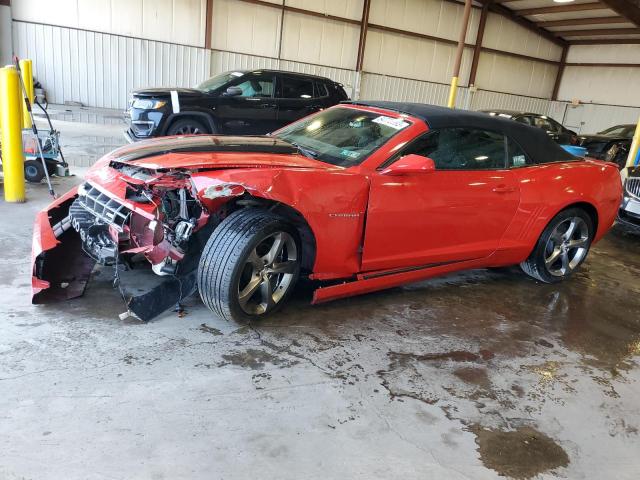 2G1FB3D37D9122613 - 2013 CHEVROLET CAMARO LT RED photo 1