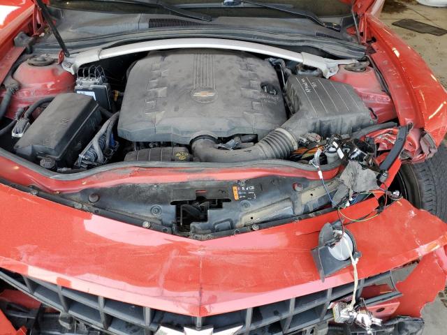 2G1FB3D37D9122613 - 2013 CHEVROLET CAMARO LT RED photo 11