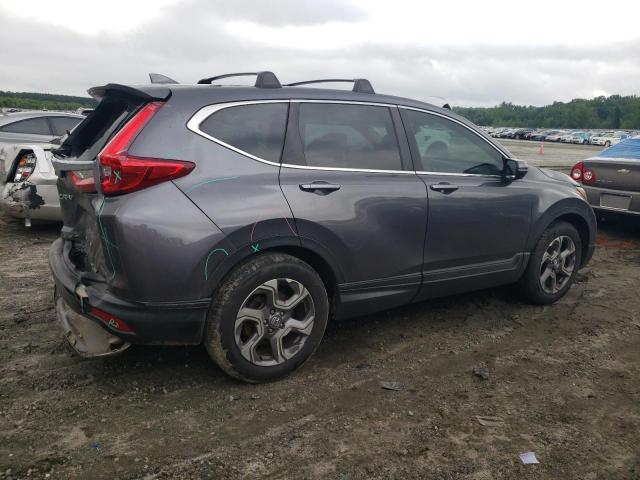 2HKRW1H85KH514857 - 2019 HONDA CR-V EXL GRAY photo 3