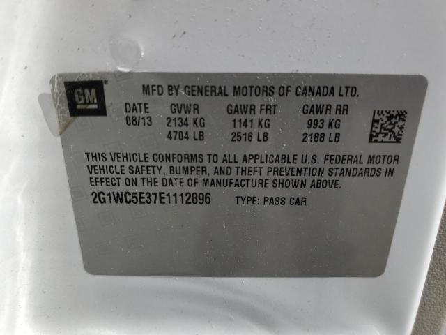 2G1WC5E37E1112896 - 2014 CHEVROLET IMPALA LIM LTZ WHITE photo 12