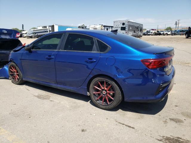 3KPF44AC9ME292078 - 2021 KIA FORTE GT BLUE photo 2