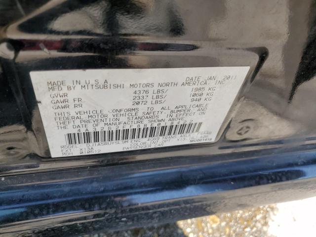 4A32B2FF8BE018422 - 2011 MITSUBISHI GALANT FE BLACK photo 13