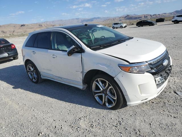 2FMDK3AK0BBB38938 - 2011 FORD EDGE SPORT WHITE photo 4