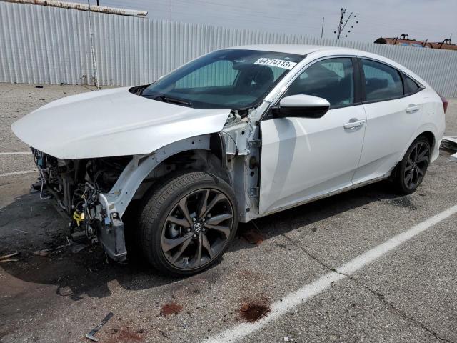 2HGFC2F86LH578759 - 2020 HONDA CIVIC SPORT 白色 照片 1