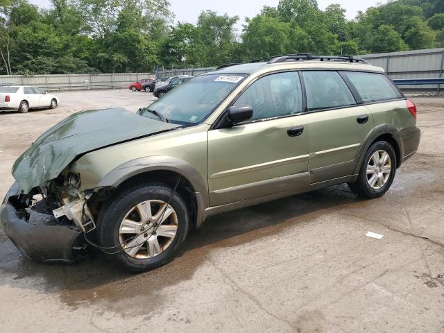 4S4BP61C557388417 - 2005 SUBARU LEGACY OUTBACK 2.5I GREEN photo 1