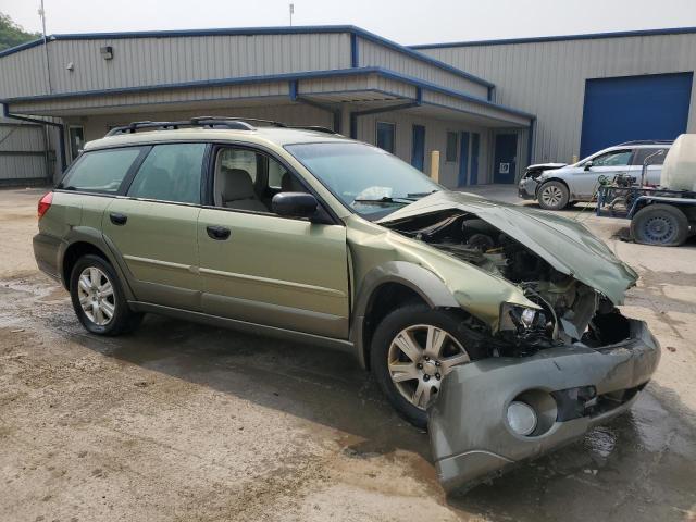 4S4BP61C557388417 - 2005 SUBARU LEGACY OUTBACK 2.5I GREEN photo 4