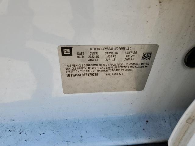 1G11A5SL9FF179739 - 2015 CHEVROLET MALIBU LS WHITE photo 13