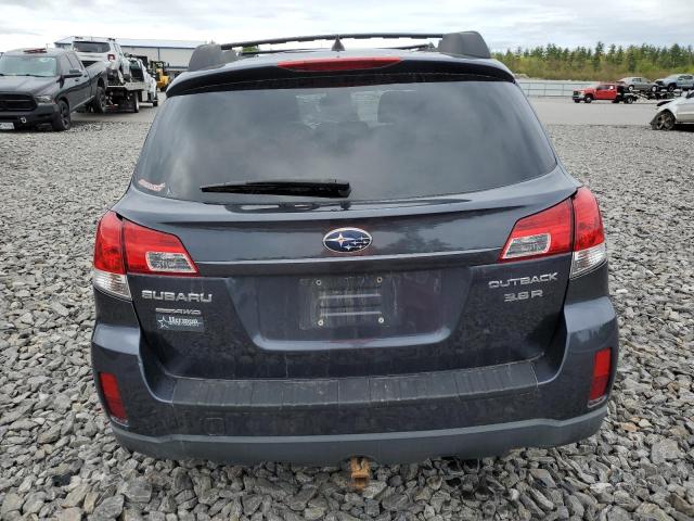 4S4BRDJC8B2324816 - 2011 SUBARU OUTBACK 3.6R LIMITED CHARCOAL photo 6