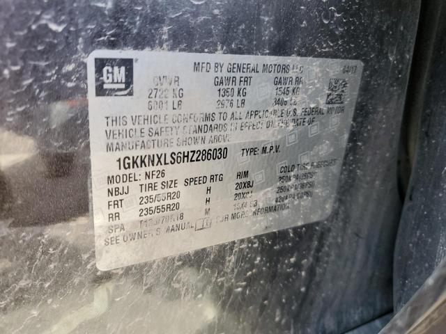 1GKKNXLS6HZ286030 - 2017 GMC ACADIA DENALI 黑色 照片 14