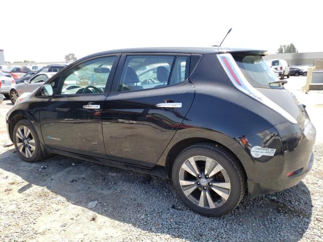 1N4AZ0CP2EC336733 - 2014 NISSAN LEAF S BLACK photo 2