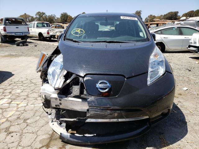 1N4AZ0CP2EC336733 - 2014 NISSAN LEAF S BLACK photo 5