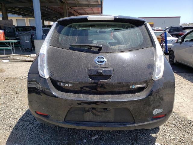 1N4AZ0CP2EC336733 - 2014 NISSAN LEAF S BLACK photo 6