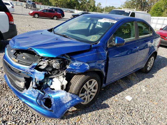 1G1JB5SG1H4158320 - 2017 CHEVROLET SONIC LS 蓝色 照片 1