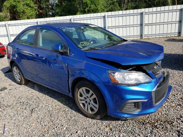 1G1JB5SG1H4158320 - 2017 CHEVROLET SONIC LS 蓝色 照片 4