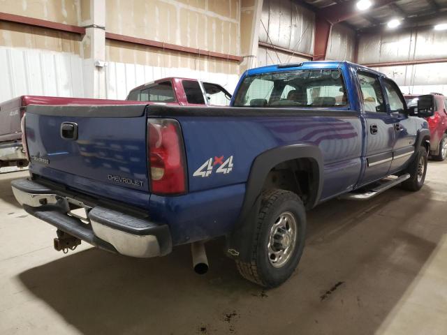 1GCHK23114F116355 - 2004 CHEVROLET SILVERADO K2500 HEAVY DUTY BLUE photo 3