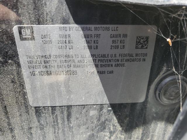 1G11C5SA1GU130783 - 2016 CHEVROLET MALIBU LIM LT 灰色 照片 12