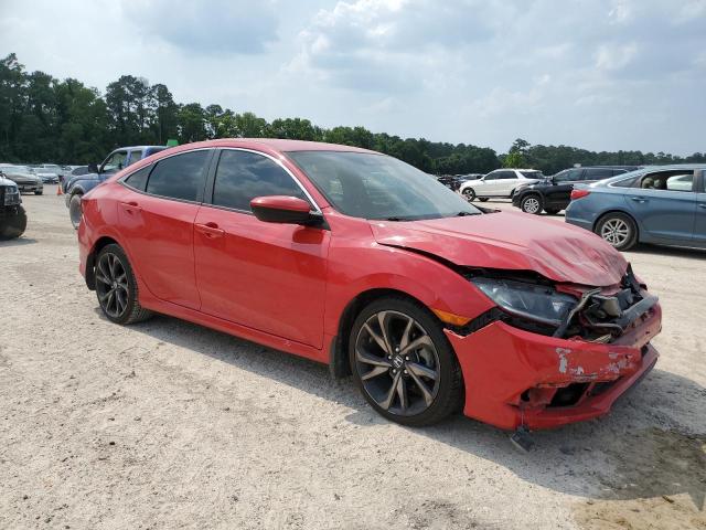 2HGFC2F89KH525990 - 2019 HONDA CIVIC SPORT 红色 照片 4