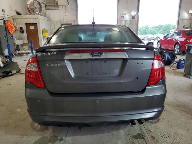 3FAHP0JA1CR217654 - 2012 FORD FUSION SEL GRAY photo 6