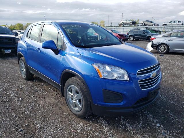 KL7CJPSB0FB082663 - 2015 CHEVROLET TRAX 1LS BLUE photo 1