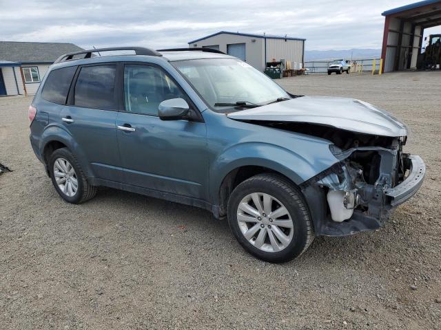 JF2SHADC9CH450619 - 2012 SUBARU FORESTER 2.5X PREMIUM BLUE photo 4