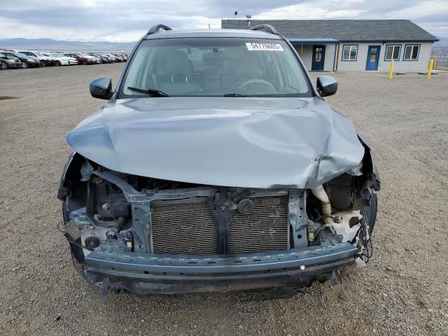 JF2SHADC9CH450619 - 2012 SUBARU FORESTER 2.5X PREMIUM BLUE photo 5