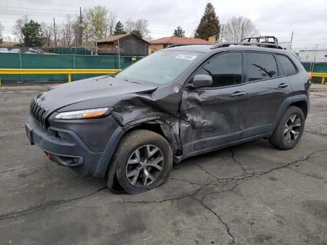 1C4PJMBB0GW164437 - 2016 JEEP CHEROKEE TRAILHAWK GRAY photo 1