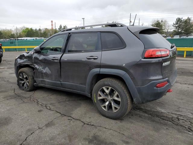 1C4PJMBB0GW164437 - 2016 JEEP CHEROKEE TRAILHAWK GRAY photo 2