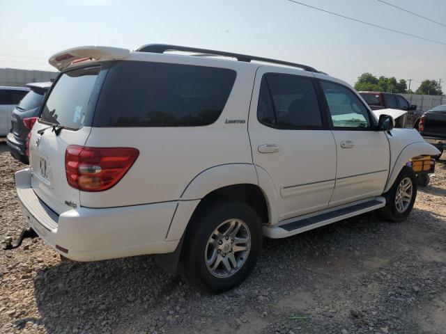 5TDZT38A04S224482 - 2004 TOYOTA SEQUOIA LIMITED WHITE photo 3