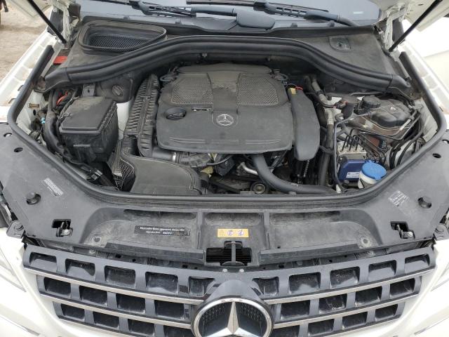 4JGDA5HBXEA409539 - 2014 MERCEDES-BENZ ML 350 4MATIC WHITE photo 12