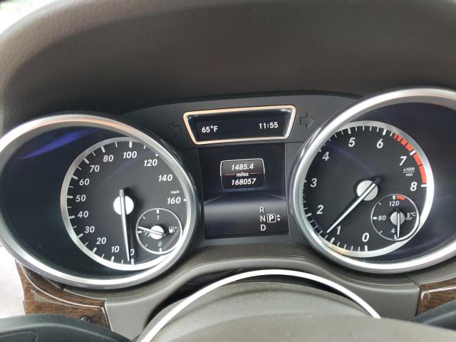 4JGDA5HBXEA409539 - 2014 MERCEDES-BENZ ML 350 4MATIC WHITE photo 9