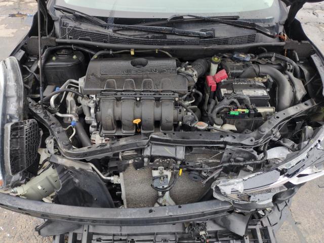 3N1AB7AP2KY256106 - 2019 NISSAN SENTRA S BLACK photo 11