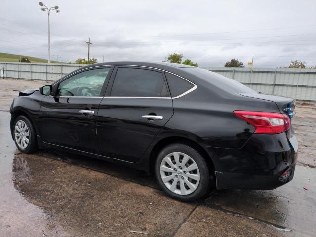3N1AB7AP2KY256106 - 2019 NISSAN SENTRA S BLACK photo 2