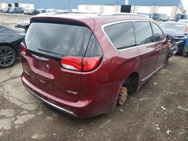 2C4RC1GG1JR227471 - 2018 CHRYSLER PACIFICA LIMITED RED photo 4