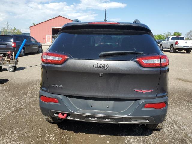 1C4PJMBS5HW581599 - 2017 JEEP CHEROKEE TRAILHAWK GRAY photo 6