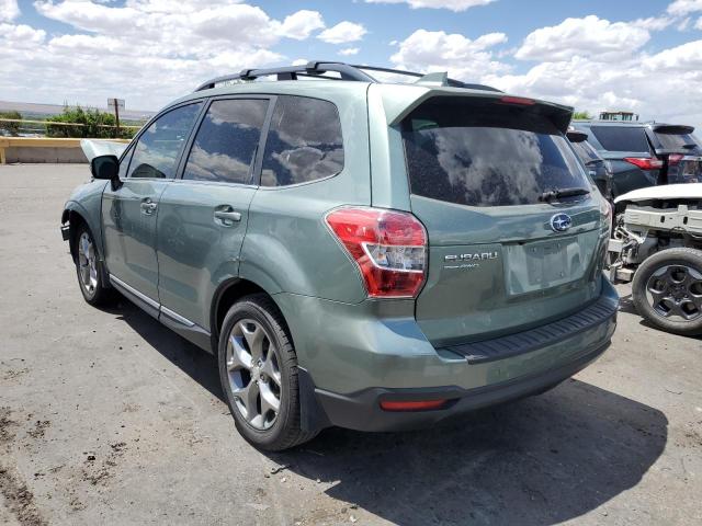 JF2SJAXC4GH494873 - 2016 SUBARU FORESTER 2.5I TOURING GREEN photo 2