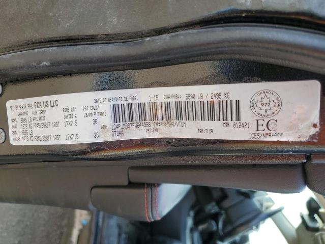 1C4PJMBS7FW644358 - 2015 JEEP CHEROKEE TRAILHAWK შავი ფოტო 13