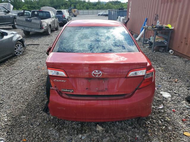 4T1BF1FK2EU759069 - 2014 TOYOTA CAMRY L RED photo 6