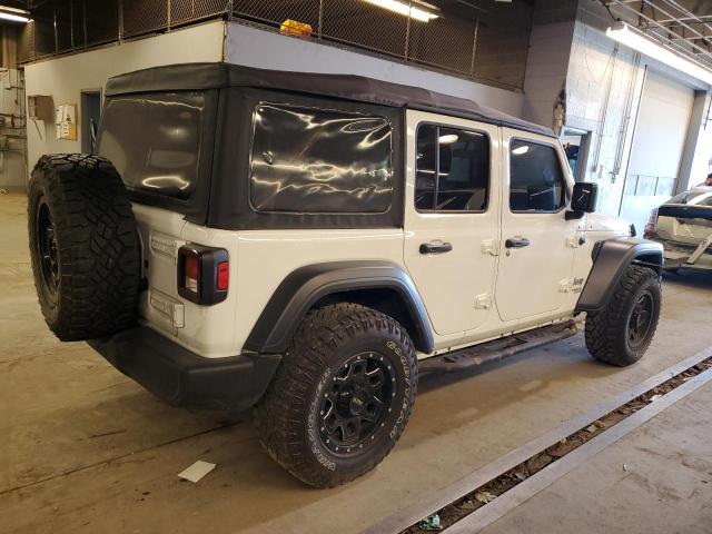 1C4HJXDG9JW157766 - 2018 JEEP WRANGLER U SPORT WHITE photo 3