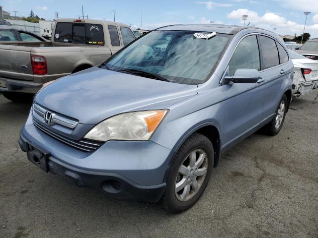 JHLRE48709C001746 - 2009 HONDA CR-V EXL BLUE photo 1