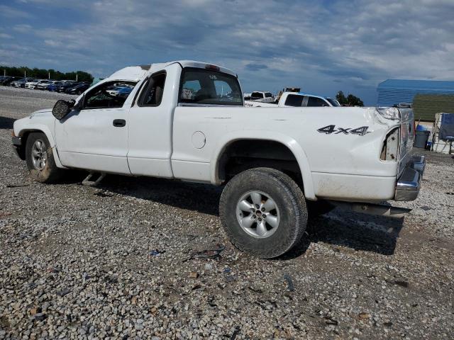 1D7HG42N74S642911 - 2004 DODGE DAKOTA SLT WHITE photo 2